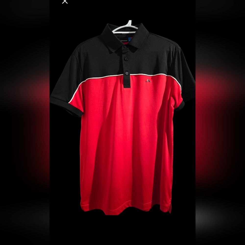 Champion Black and Red Polo Shirt